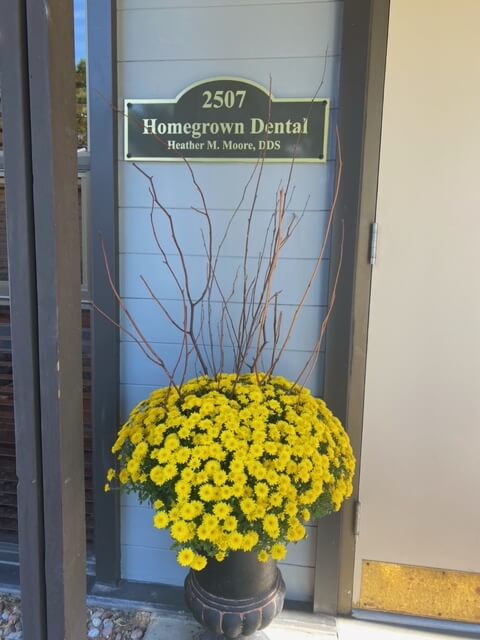 front walkway view of Homegrown Dental
